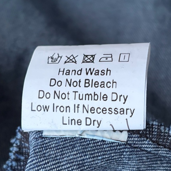 Seraphina Denim Maxi Dress Blue Top Elastic Waist Tube Casual Chic L $170 - Picture 11 of 12